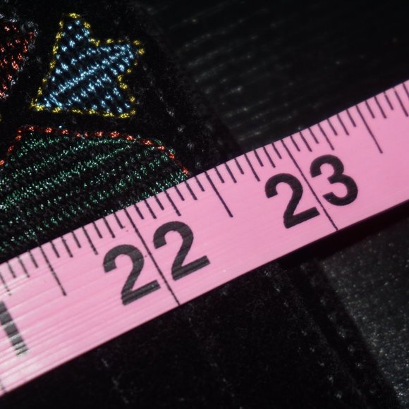 Chicos Velvet Embroidered Grommet Jacket 0 - Picture 11 of 12